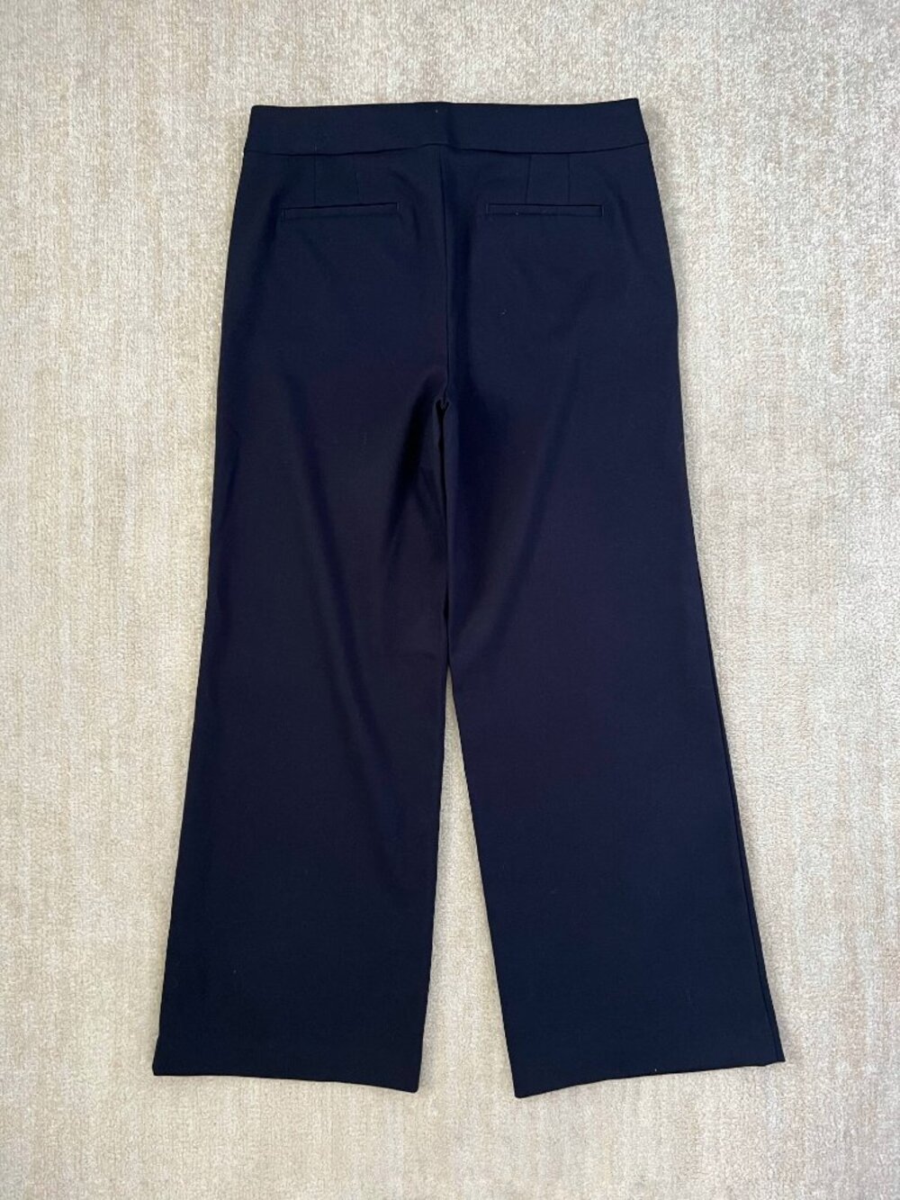 NWT LOFT High Rise Wide Leg Trousers Pants 12 Blue - Picture 4 of 10